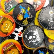 Halloween Foiled Milk Chocolate Coins 